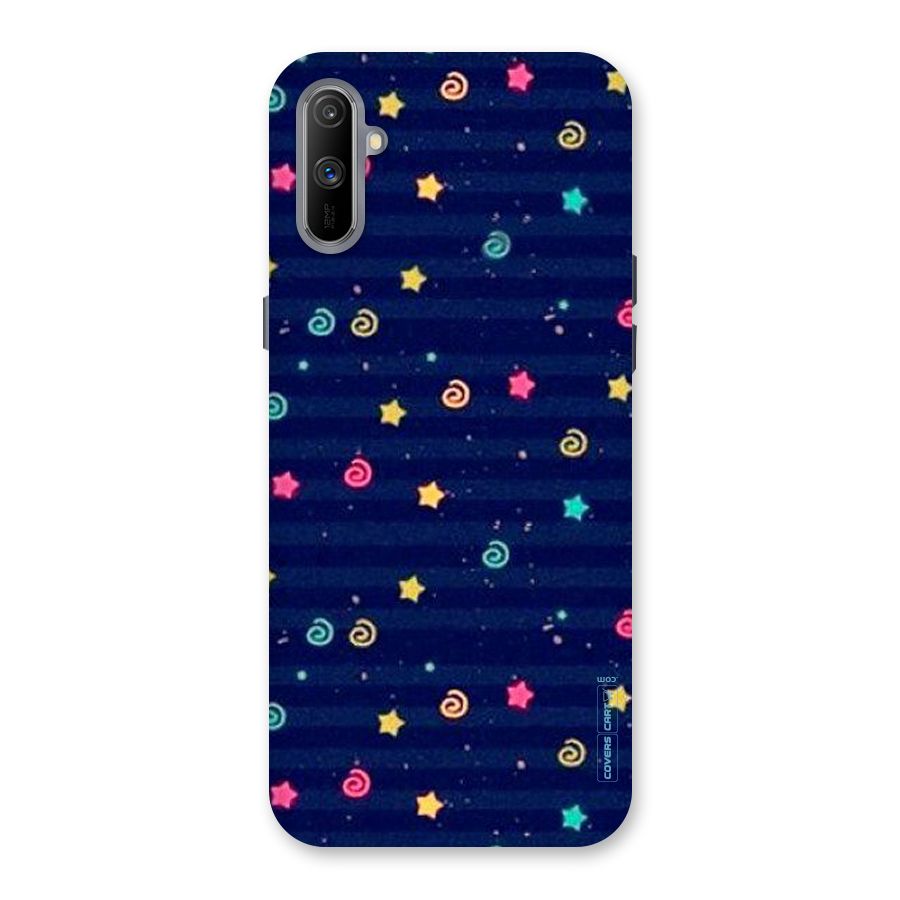 Cute Stars Design Back Case for Realme C3