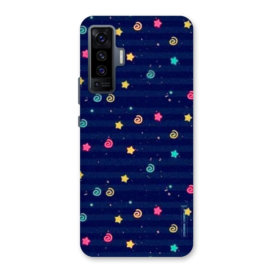 Cute Stars Design Back Case for Vivo X50