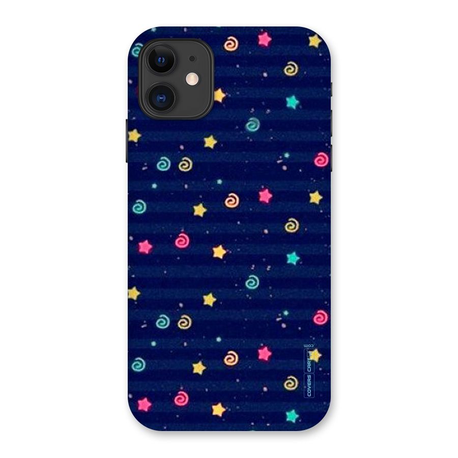 Cute Stars Design Back Case for iPhone 11