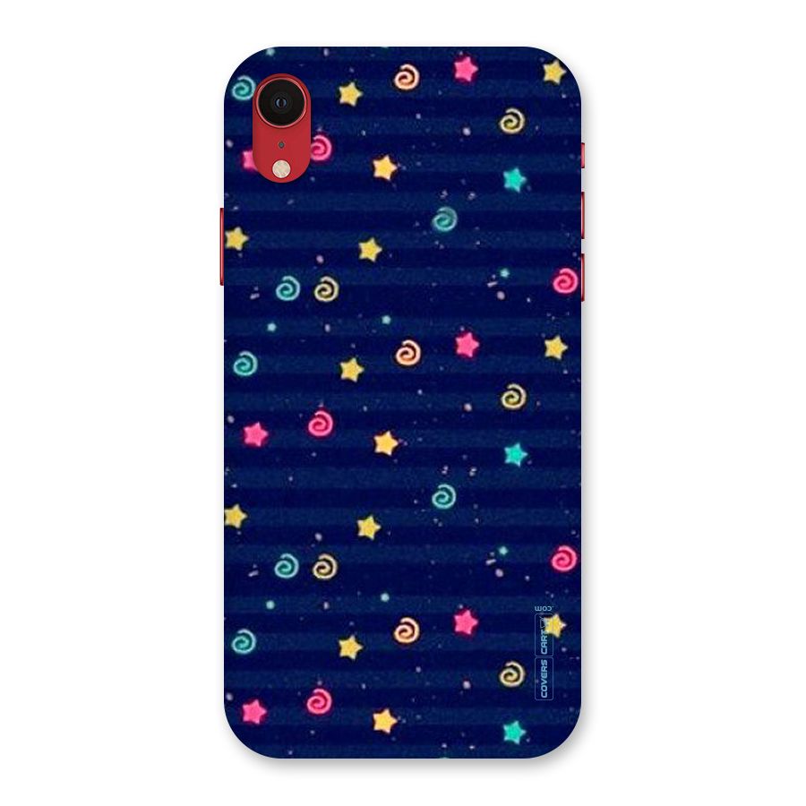 Cute Stars Design Back Case for iPhone XR