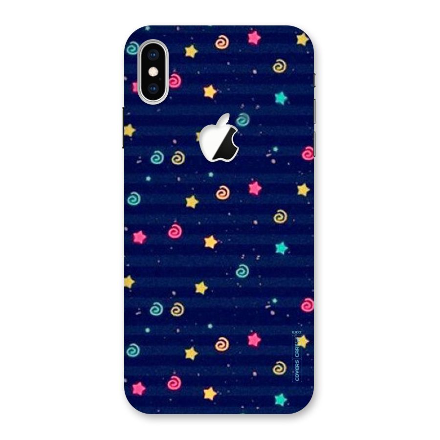 Cute Stars Design Back Case for iPhone XS Max Apple Cut