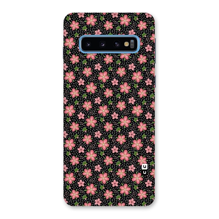 Cute Tiny Flowers Back Case for Galaxy S10