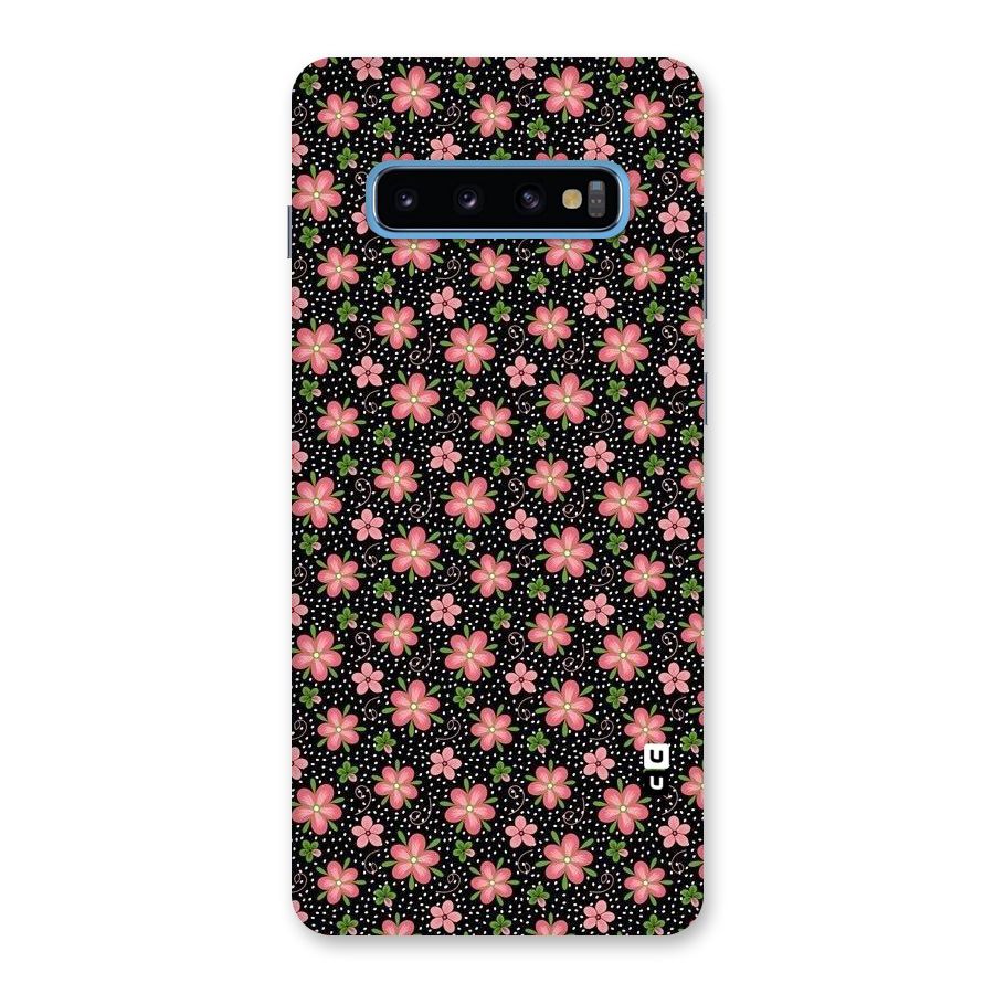 Cute Tiny Flowers Back Case for Galaxy S10 Plus