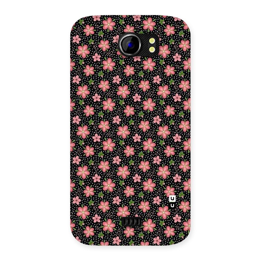 Cute Tiny Flowers Back Case for Micromax Canvas 2 A110