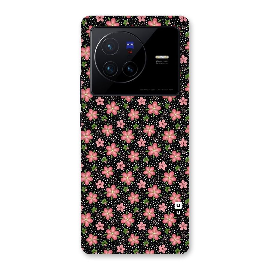 Cute Tiny Flowers Back Case for Vivo X80