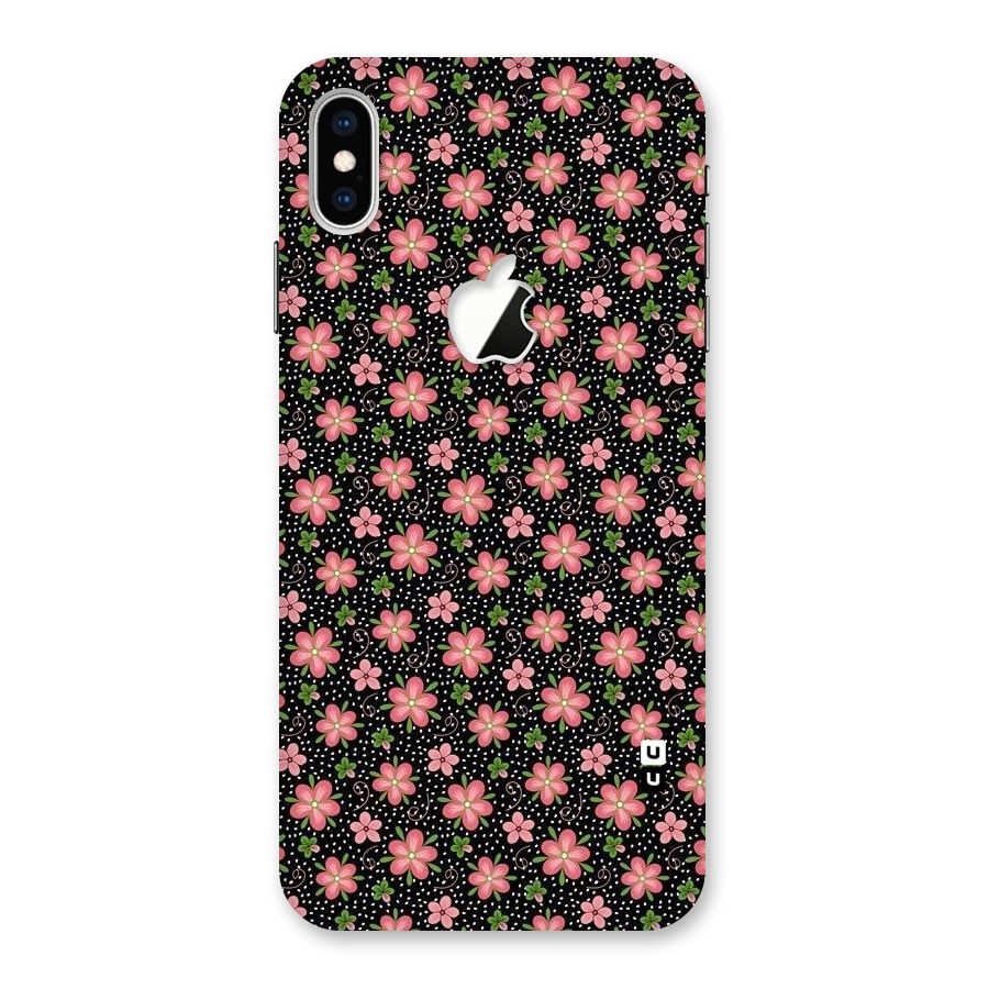 Cute Tiny Flowers Back Case for iPhone XS Max Apple Cut