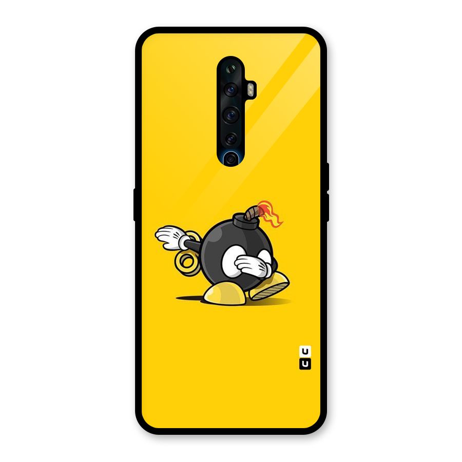 Dab Bomb Glass Back Case for Oppo Reno2 F