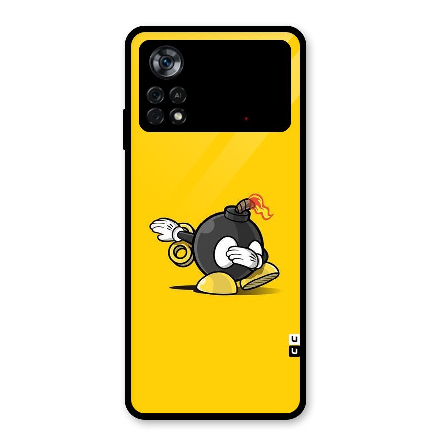 Dab Bomb Glass Back Case for Poco X4 Pro 5G