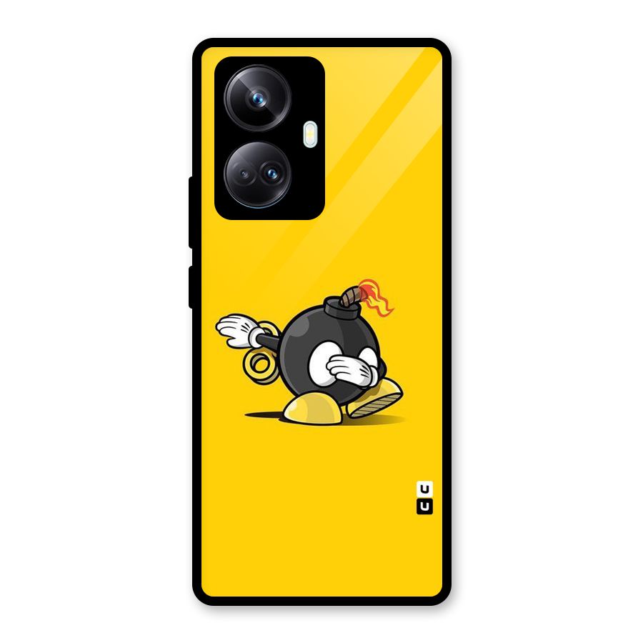 Dab Bomb Glass Back Case for Realme 10 Pro Plus