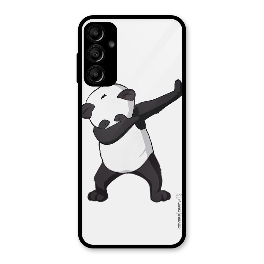 Dab Panda Shoot Glass Back Case for Galaxy A14 5G