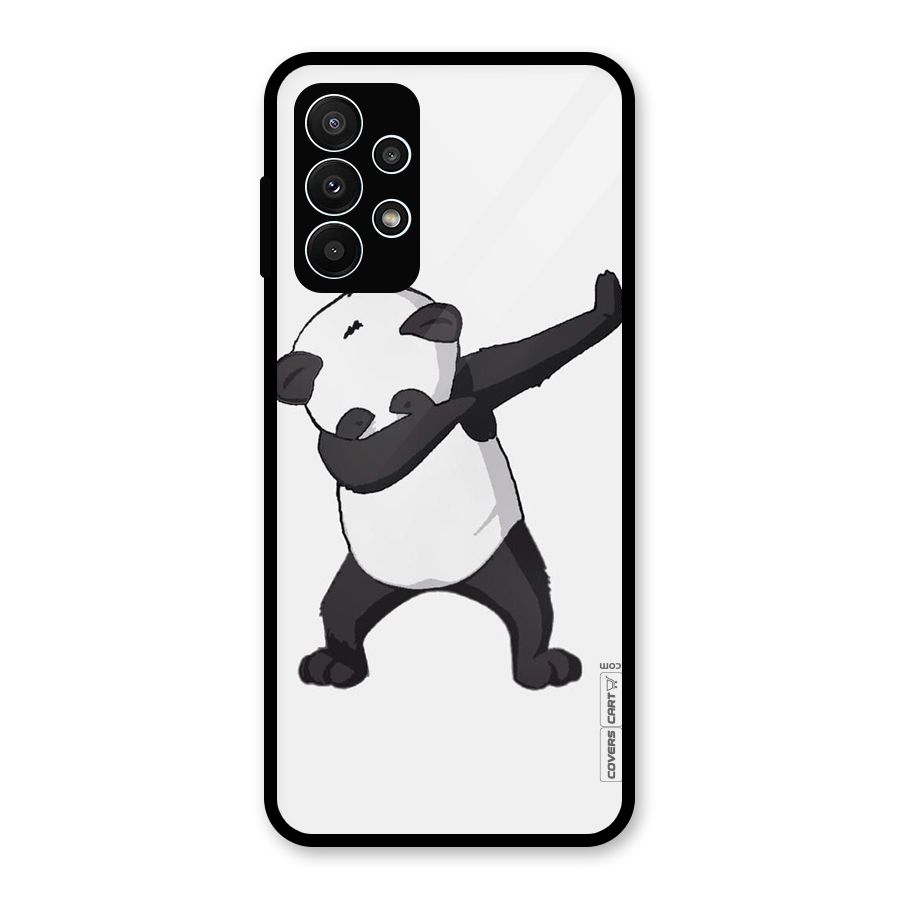 Dab Panda Shoot Glass Back Case for Galaxy A23