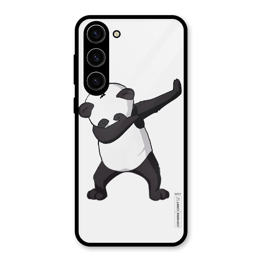 Dab Panda Shoot Glass Back Case for Galaxy S23 Plus