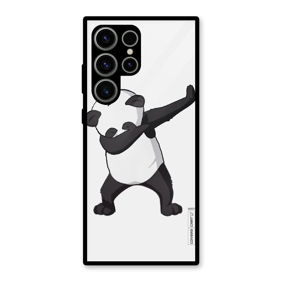 Dab Panda Shoot Glass Back Case for Galaxy S23 Ultra