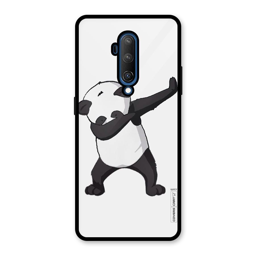 Dab Panda Shoot Glass Back Case for OnePlus 7T Pro
