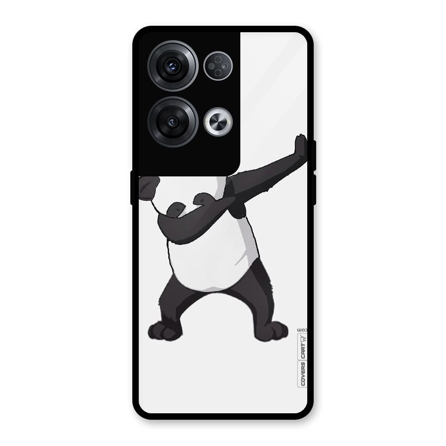 Dab Panda Shoot Glass Back Case for Oppo Reno8 Pro 5G