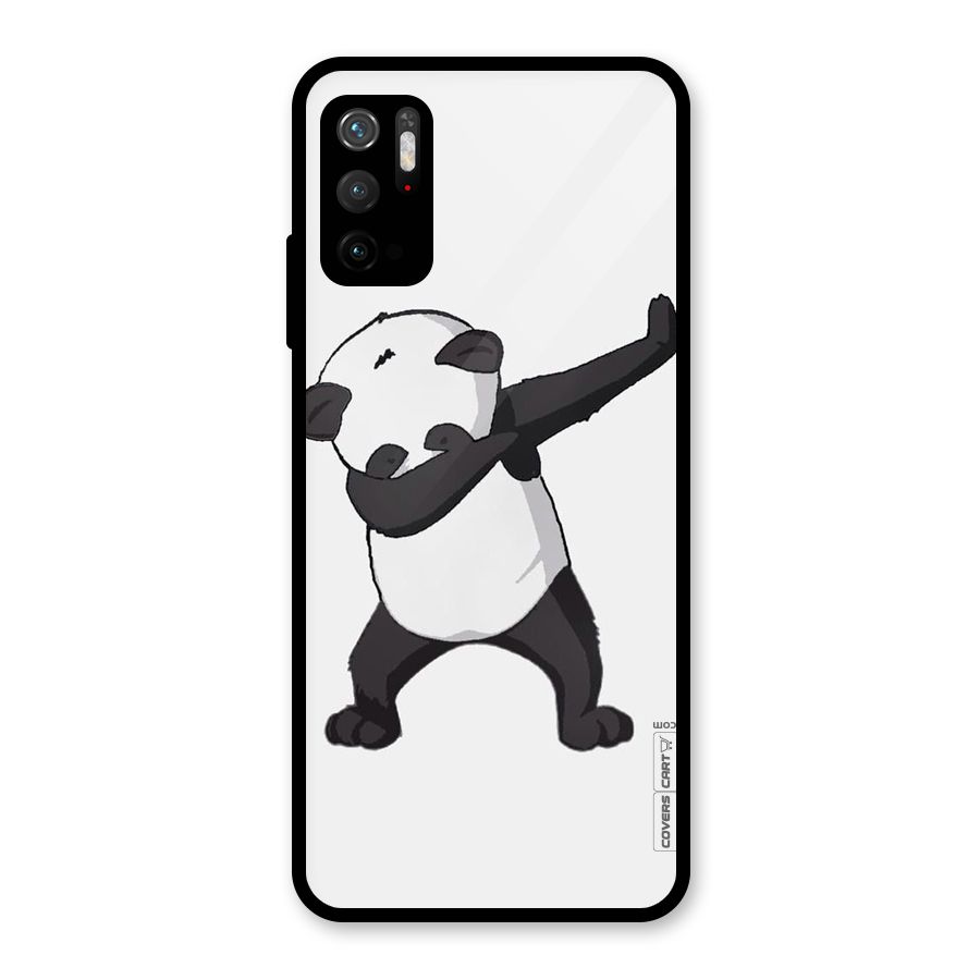 Dab Panda Shoot Glass Back Case for Poco M3 Pro 5G