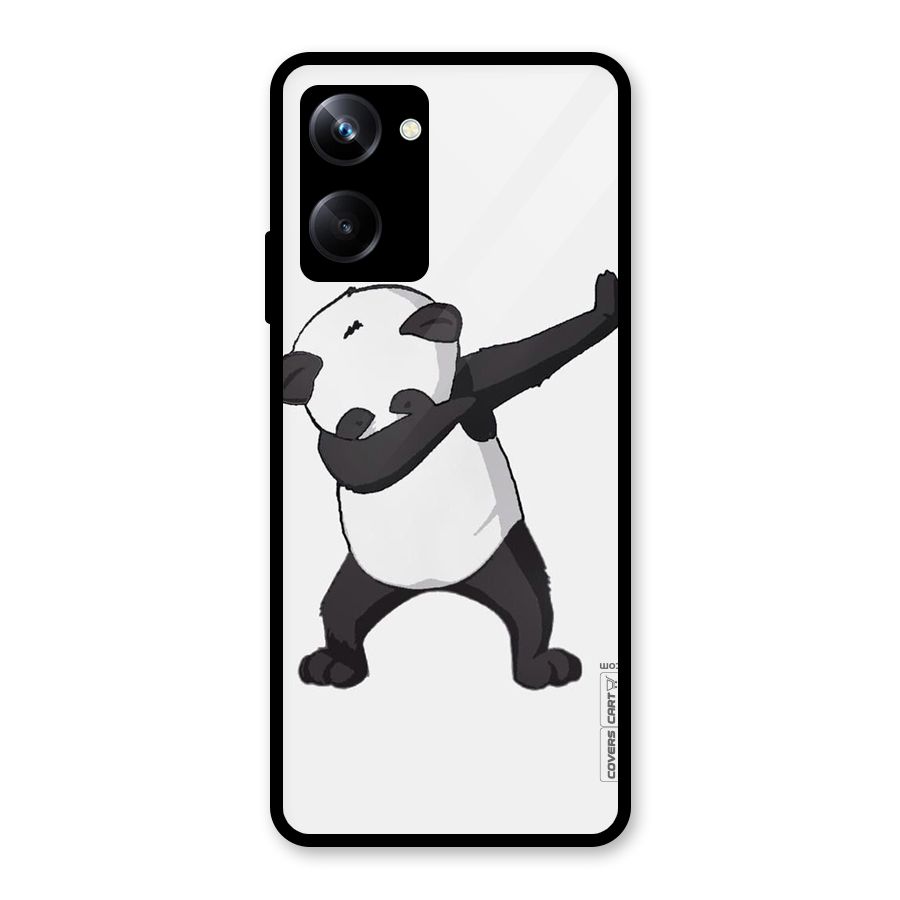 Dab Panda Shoot Glass Back Case for Realme 10 Pro