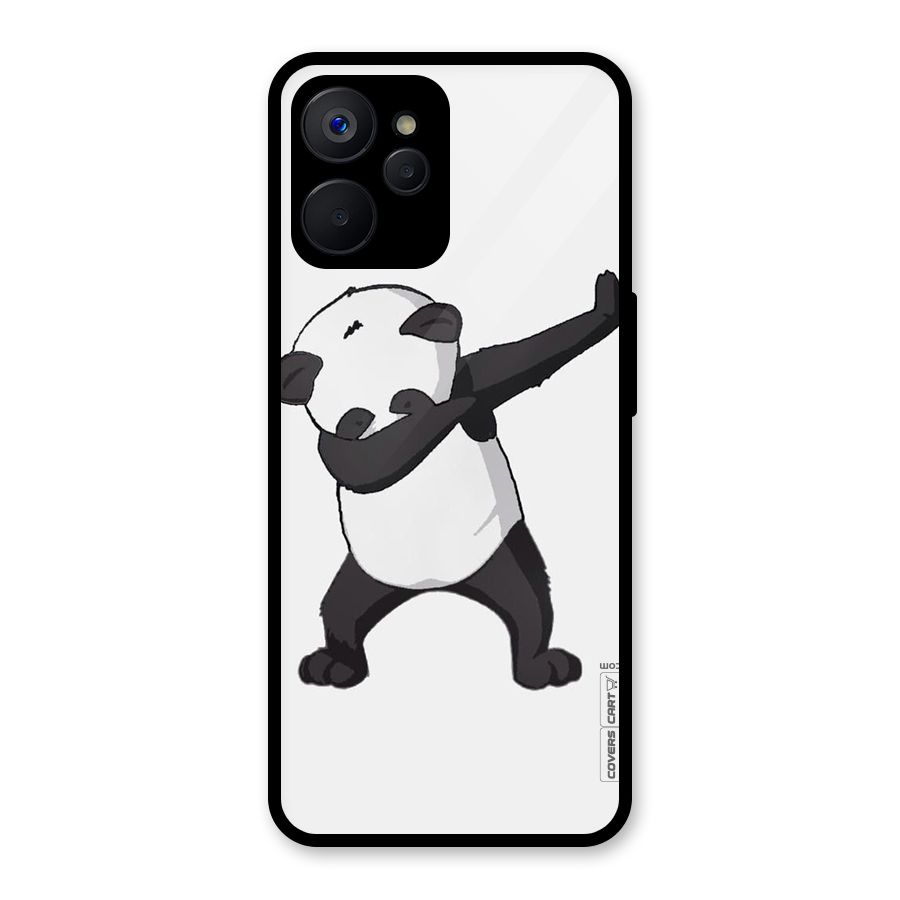 Dab Panda Shoot Glass Back Case for Realme 9i 5G