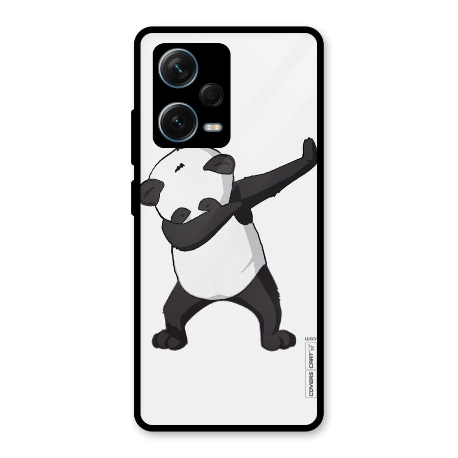 Dab Panda Shoot Glass Back Case for Redmi Note 12 Pro Plus 5G