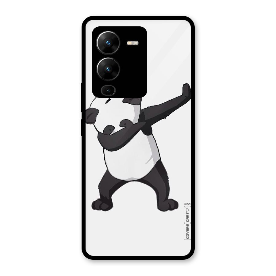 Dab Panda Shoot Glass Back Case for Vivo V25 Pro