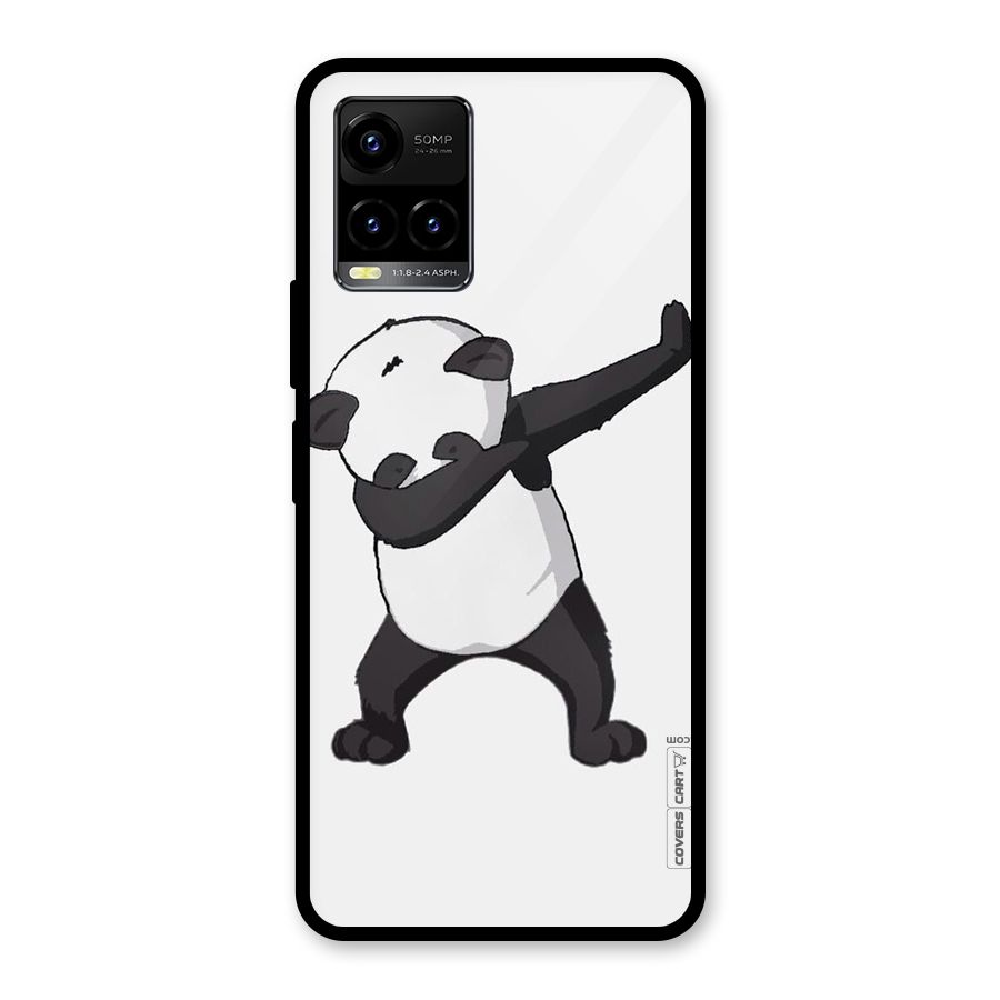 Dab Panda Shoot Glass Back Case for Vivo Y21T
