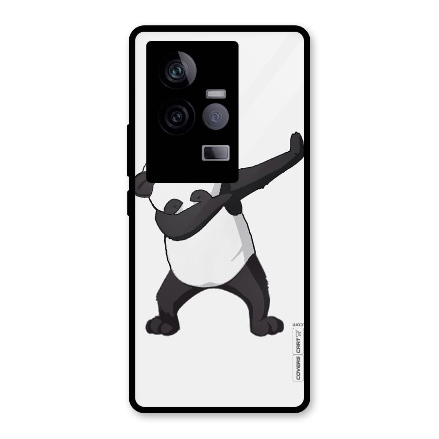 Dab Panda Shoot Glass Back Case for Vivo iQOO 11 5G