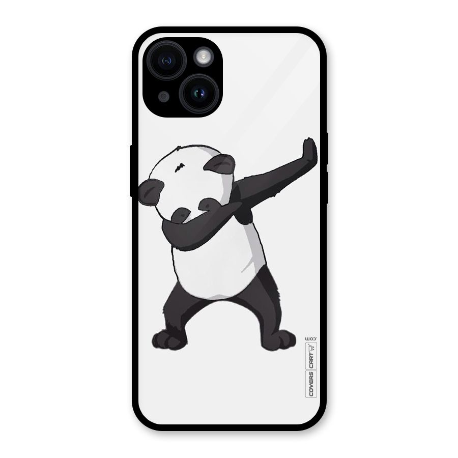 Dab Panda Shoot Glass Back Case for iPhone 14