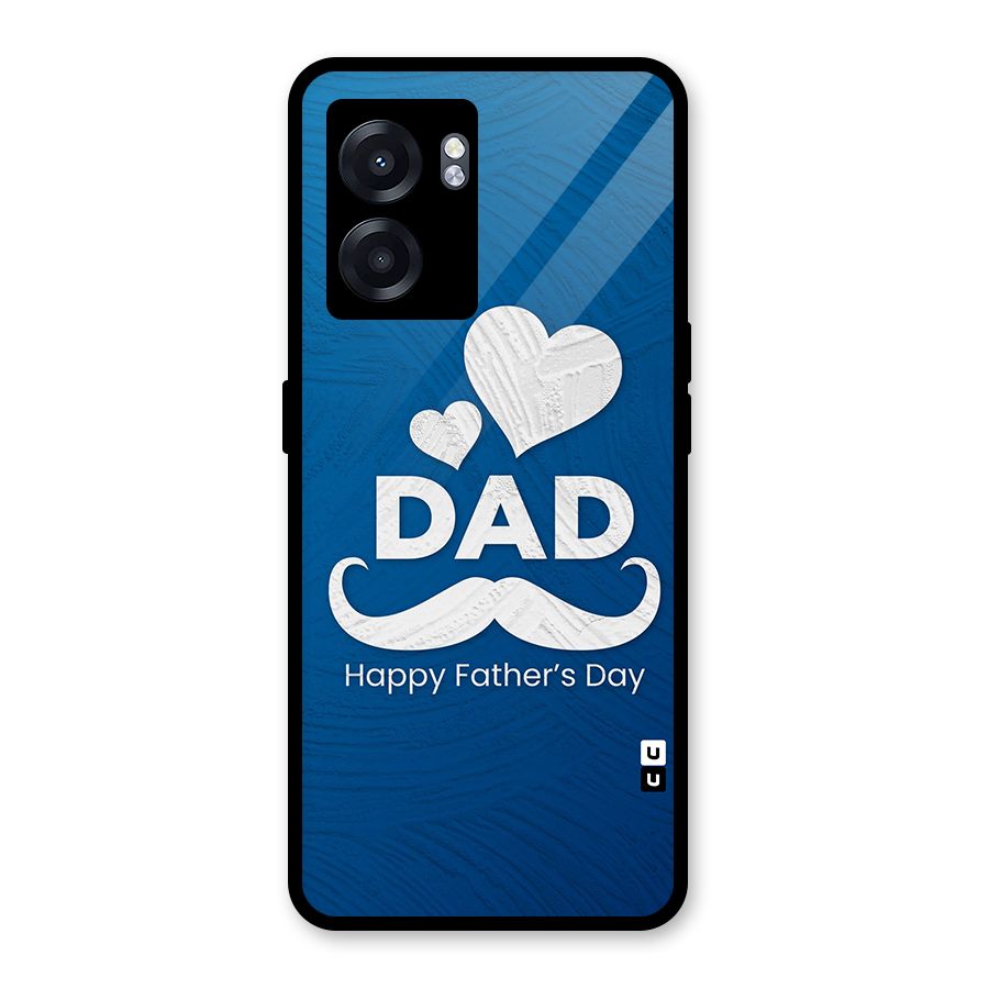 Dad Happy Fathers Day Glass Back Case for Realme Narzo 50 5G
