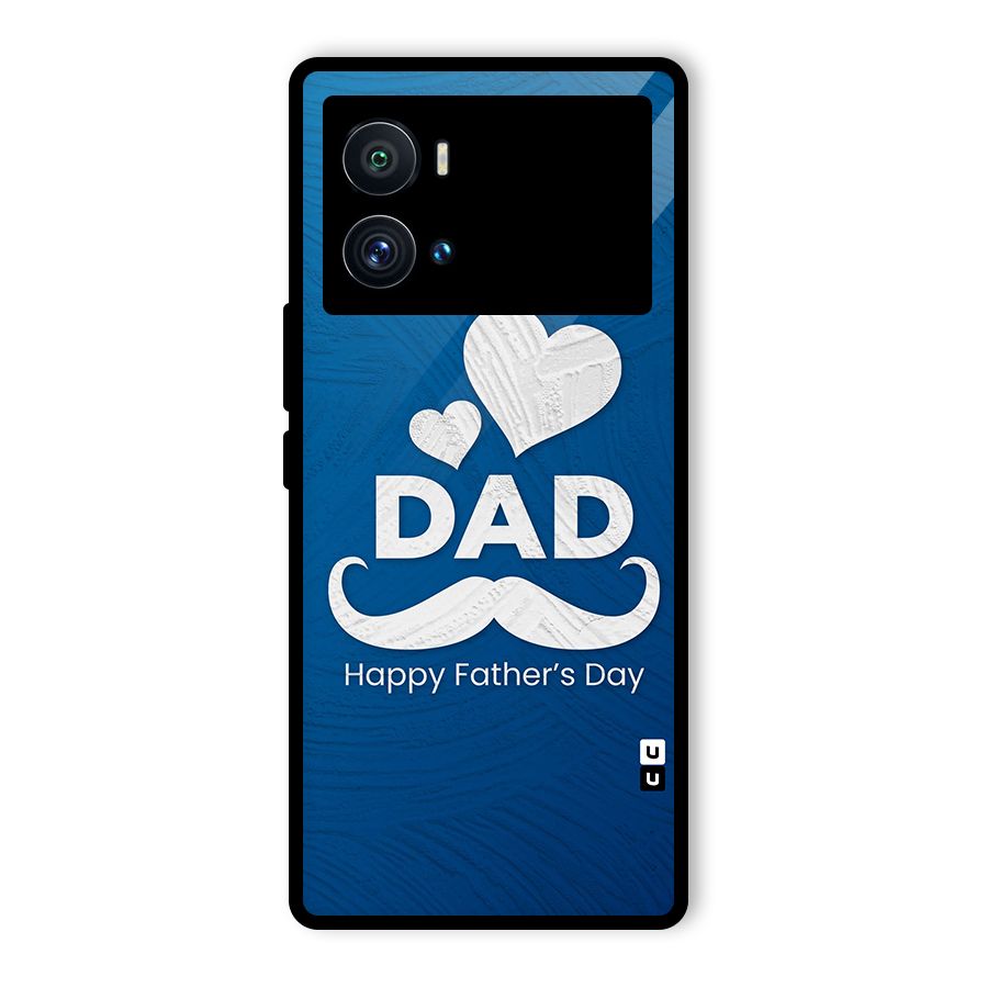 Dad Happy Fathers Day Glass Back Case for Vivo iQOO 9 Pro