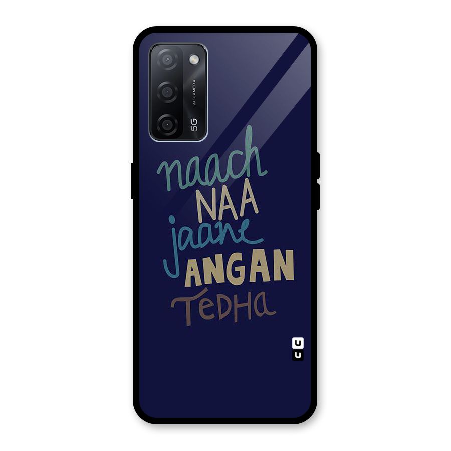 Dance Words Glass Back Case for Oppo A53s 5G