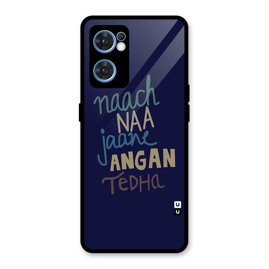 Dance Words Glass Back Case for Oppo Reno7 5G