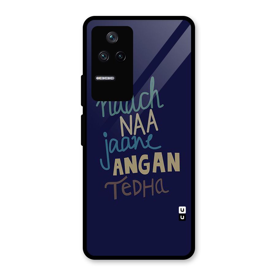 Dance Words Glass Back Case for Poco F4 5G