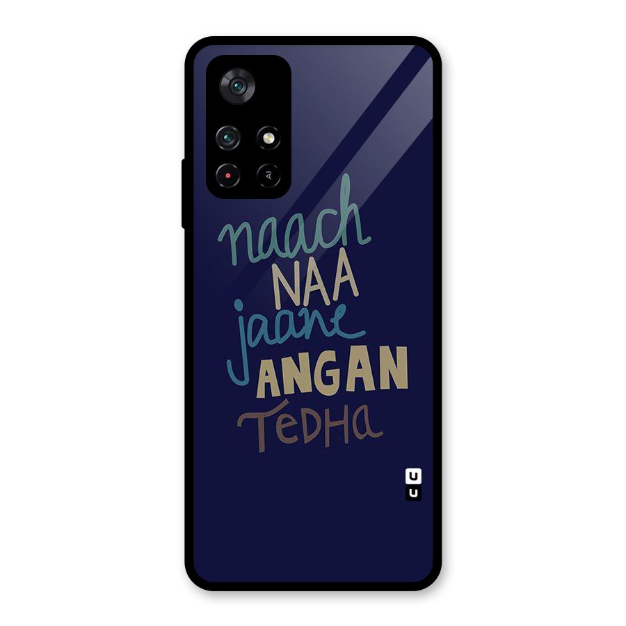 Dance Words Glass Back Case for Poco M4 Pro 5G