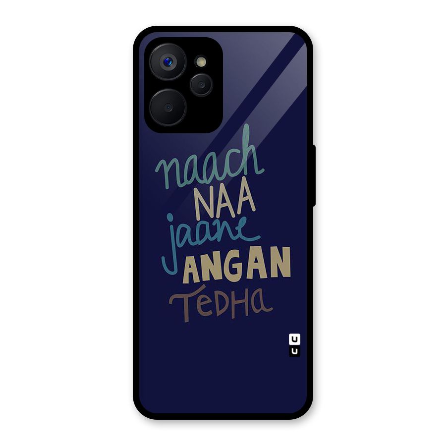 Dance Words Glass Back Case for Realme 9i 5G