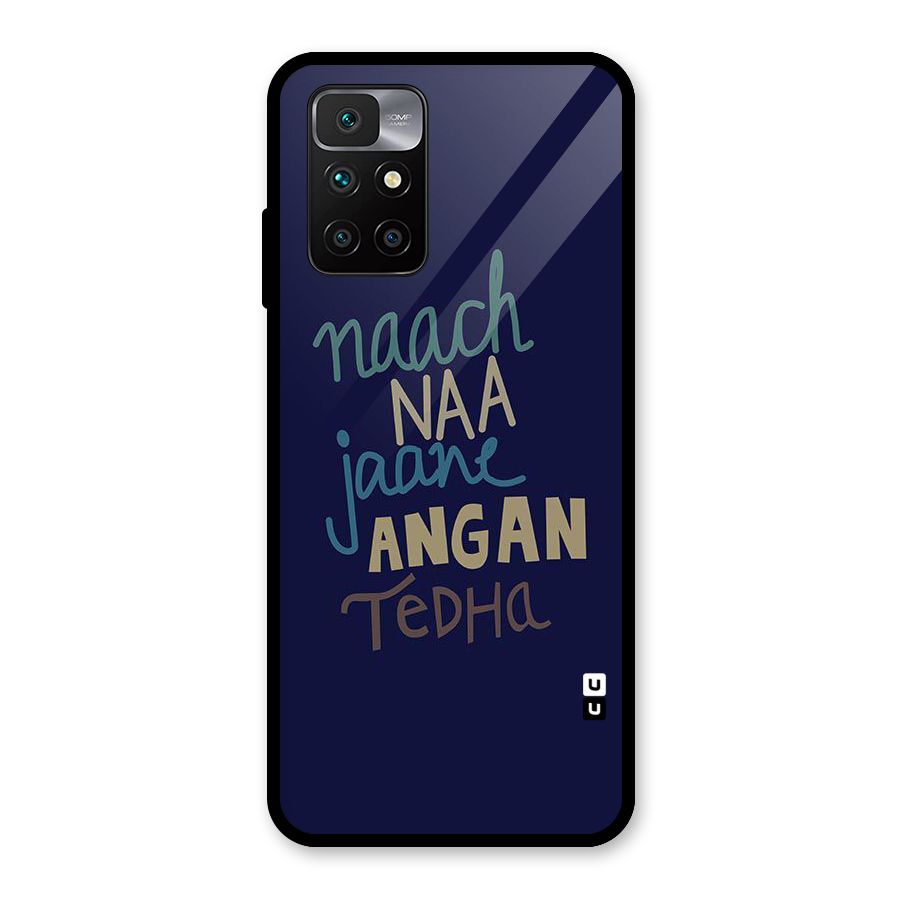 Dance Words Glass Back Case for Redmi 10 Prime