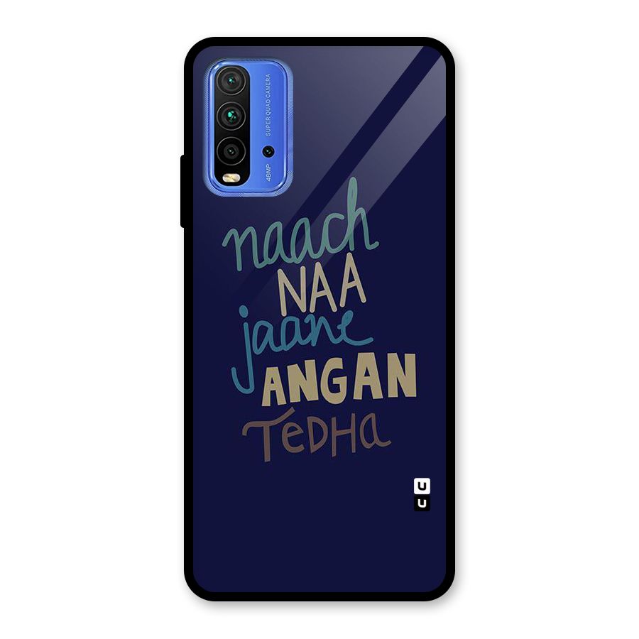 Dance Words Glass Back Case for Redmi 9 Power