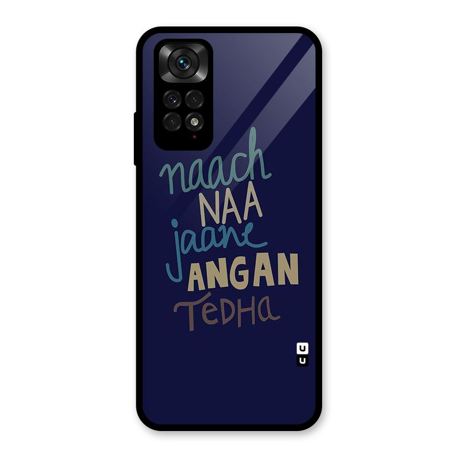 Dance Words Glass Back Case for Redmi Note 11