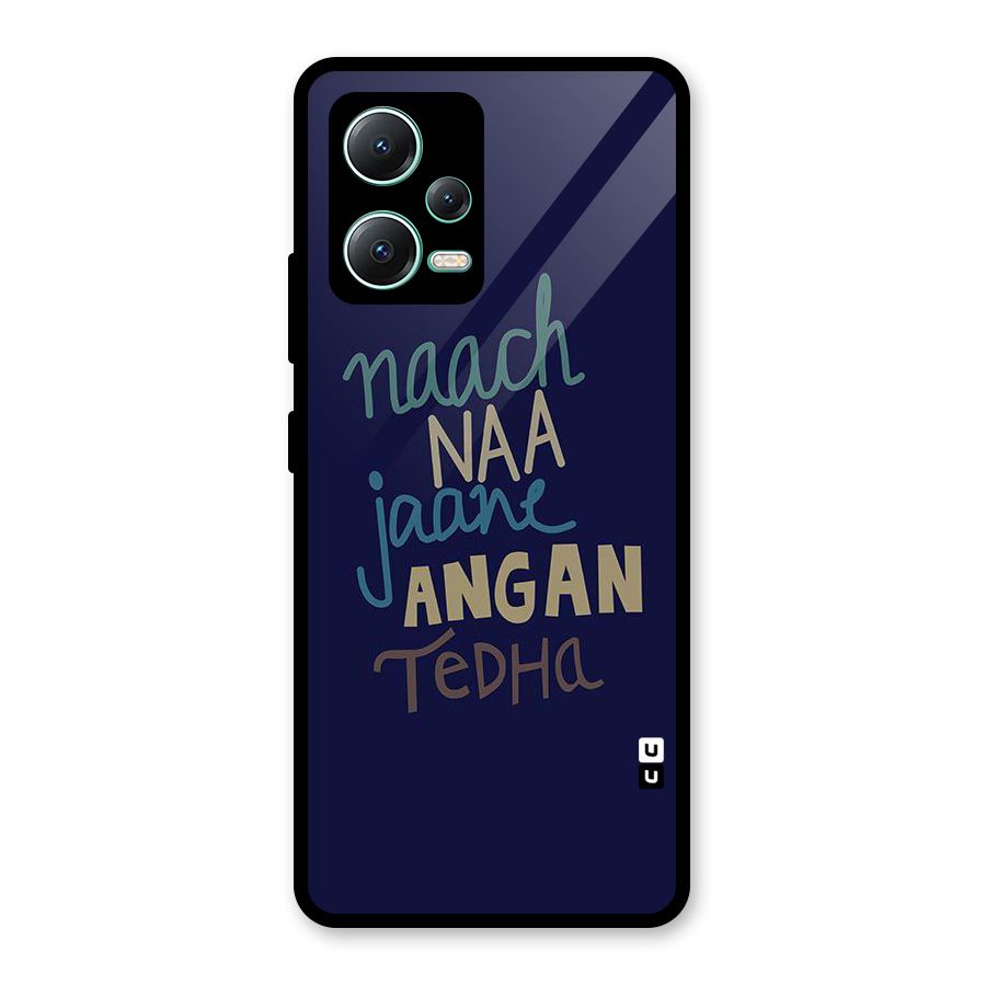 Dance Words Glass Back Case for Redmi Note 12 5G