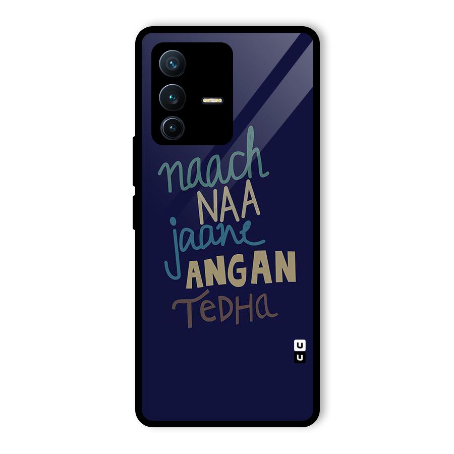 Dance Words Glass Back Case for Vivo V23 Pro