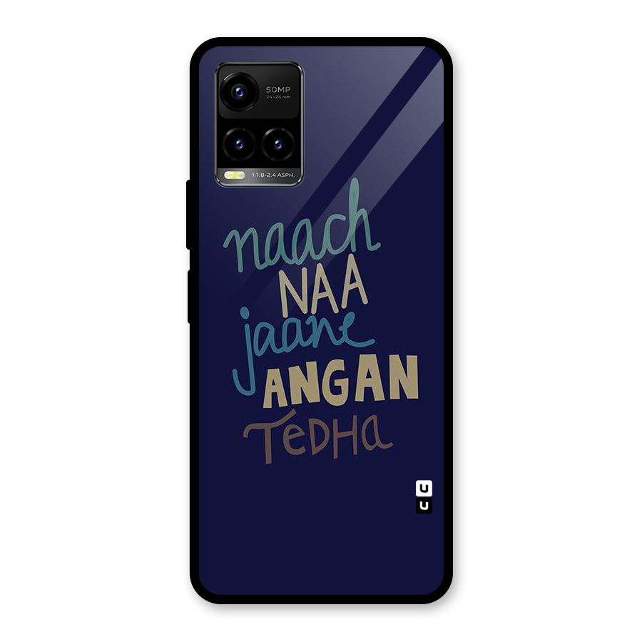 Dance Words Glass Back Case for Vivo Y21T