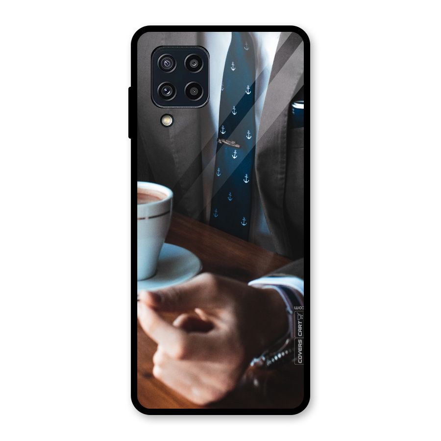 Dapper Suit Glass Back Case for Galaxy M32