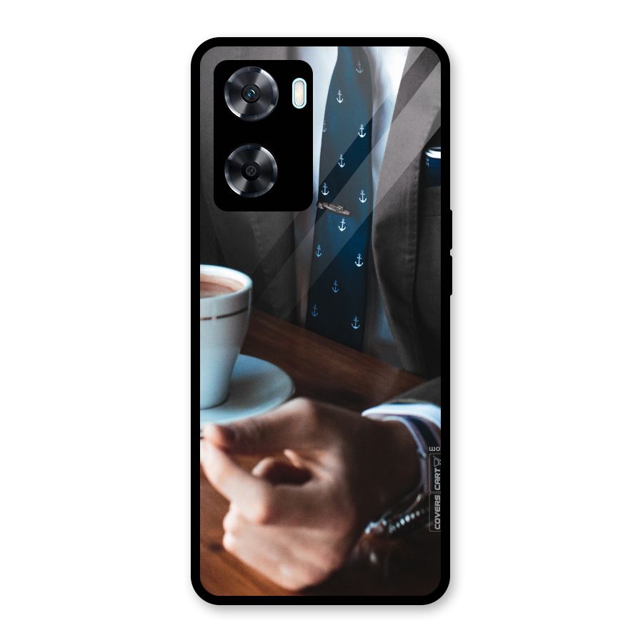 Dapper Suit Glass Back Case for Oppo A77