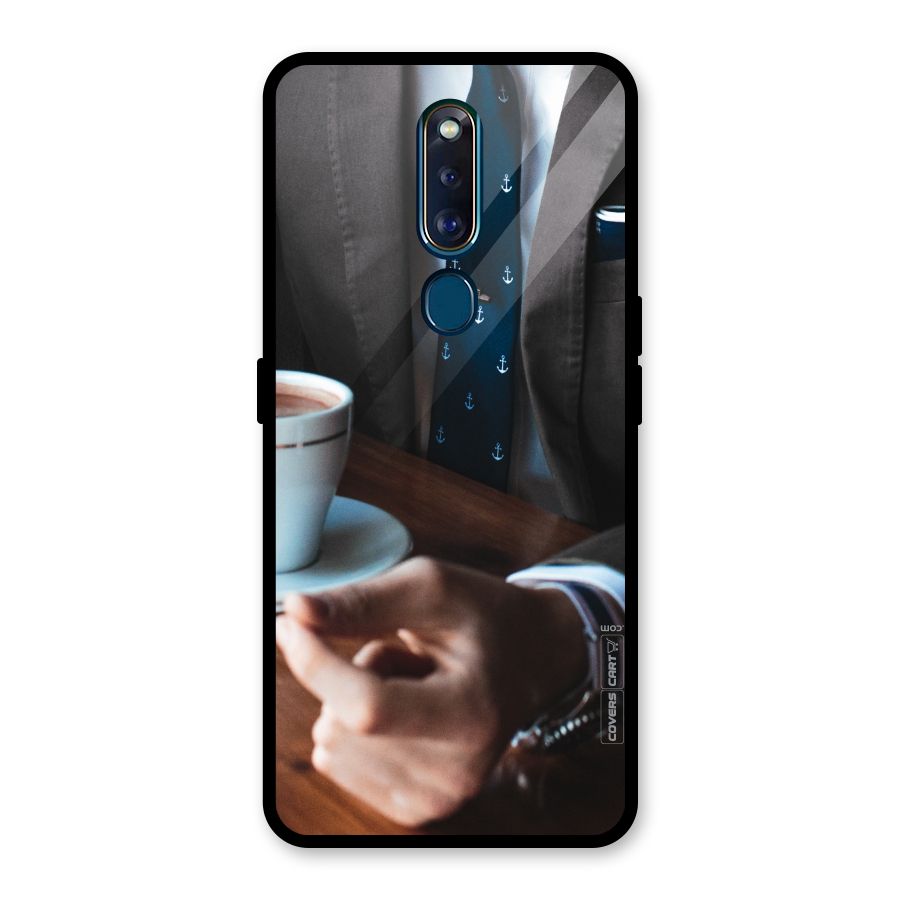 Dapper Suit Glass Back Case for Oppo F11 Pro