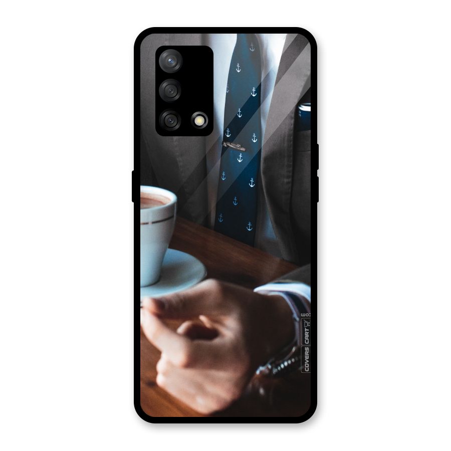 Dapper Suit Glass Back Case for Oppo F19