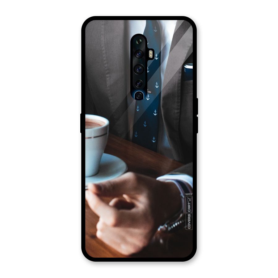 Dapper Suit Glass Back Case for Oppo Reno2 F