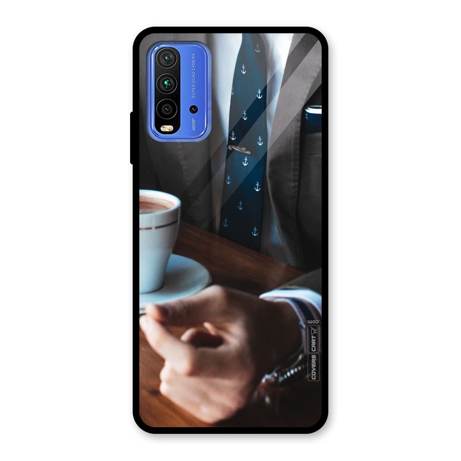 Dapper Suit Glass Back Case for Redmi 9 Power