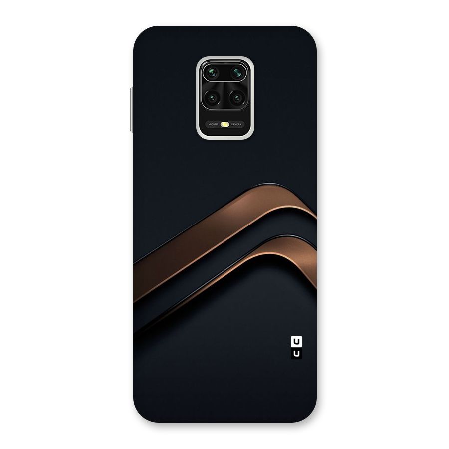 Dark Gold Stripes Back Case for Poco M2 Pro