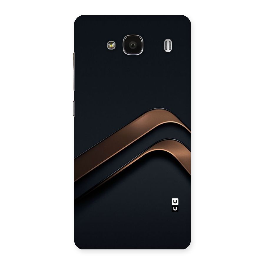 Dark Gold Stripes Back Case for Redmi 2