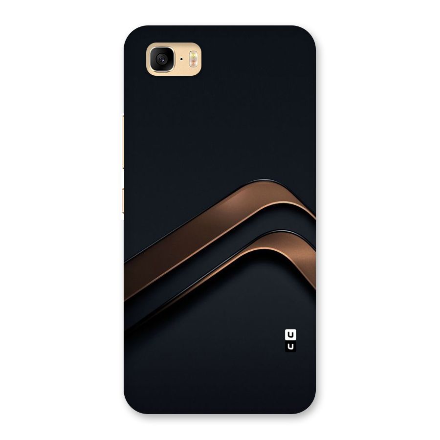 Dark Gold Stripes Back Case for Zenfone 3s Max
