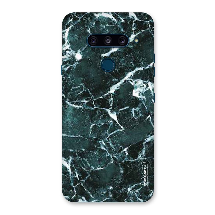 Dark Green Marble Back Case for LG  V40 ThinQ